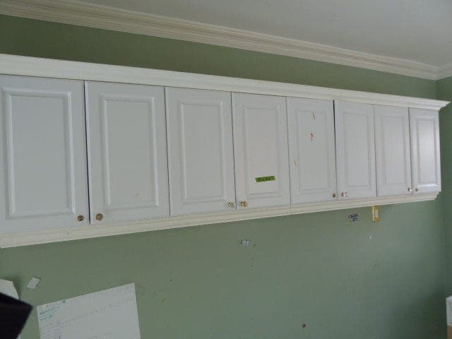 24" White Upper Cabinets